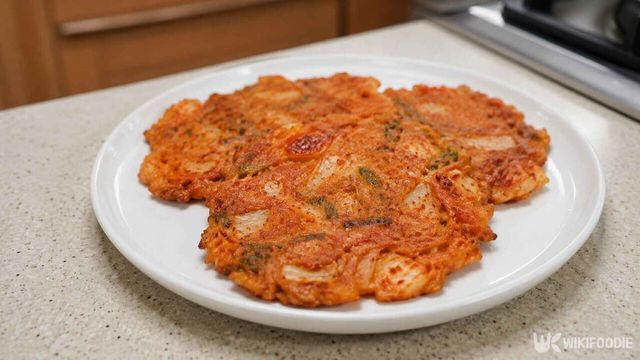 김치부침개 레시피. / 위키푸디