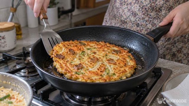 녹두빈대떡 레시피. / 사진=위키푸디