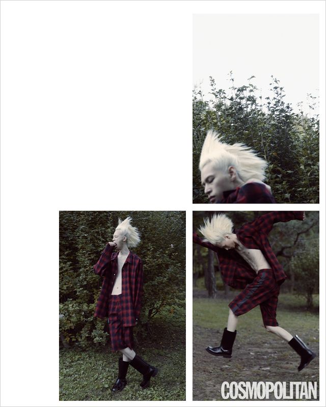 셔츠 5백27만8천원, 버뮤다팬츠 2백34만8천원 모두 메종 마르지엘라. 부츠 가격미정 펜디.