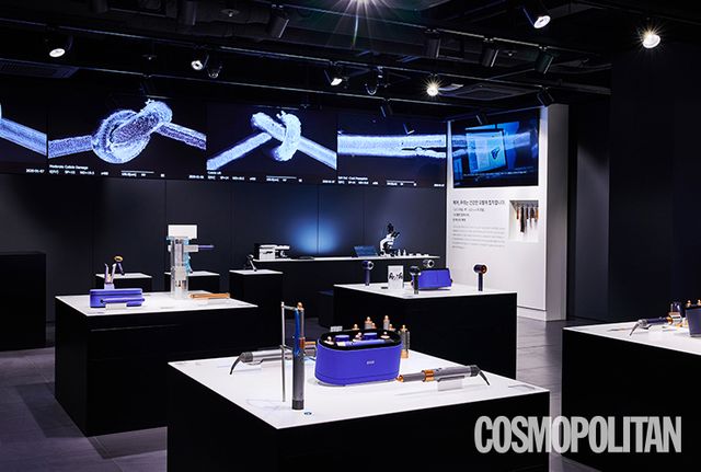 다이슨 데모 스토어 사운즈 한남 내부 모습.