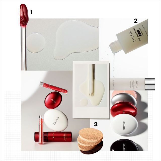 1 졸리립 플럼핑 틴트 04 선 샤인 1만9천원 Tirtir. 2 밀크 스킨 2만9천원 Tirtir. 3 마스크 핏 레드 쿠션 2만9천원 Tirtir. 