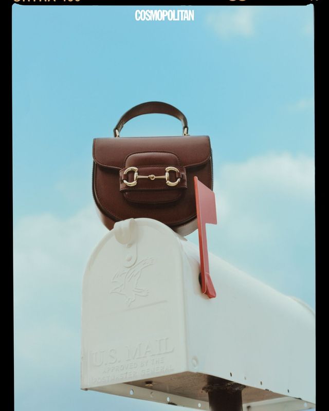 익스클루시브 로소 앙코라 레더 라운드 미니 톱 핸들 백 4백10만원 Gucci.