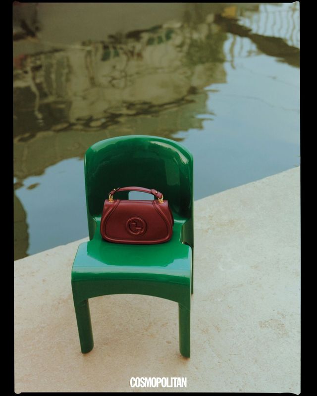 구찌 블론디 로소 앙코라 레더 스몰 톱 핸들 백 4백50만원 Gucci.