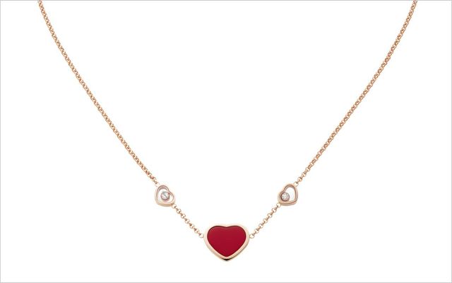 해피 다이아몬드 네크리스 6백6만원 Chopard.