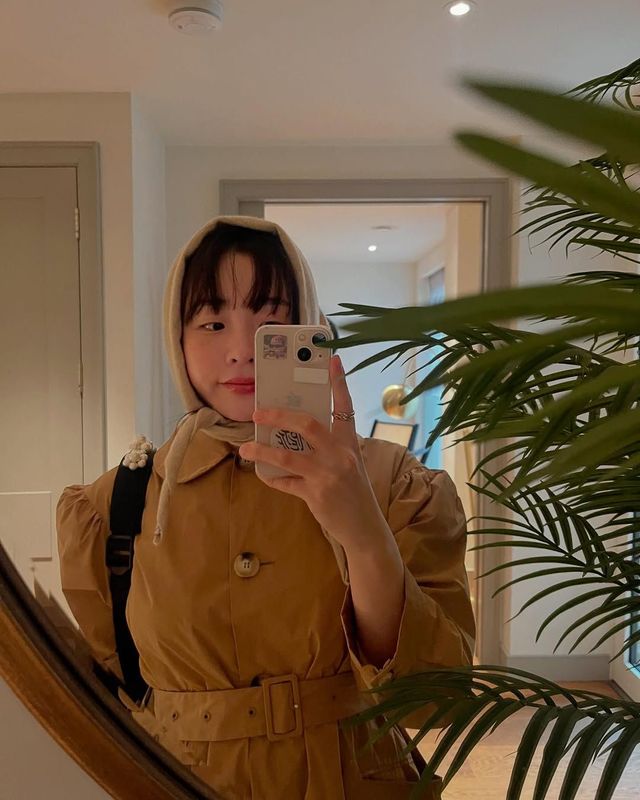 김민하 가을 패션 @minhakim__