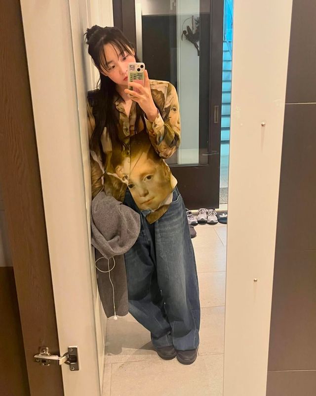 김민하 가을 패션 @minhakim__