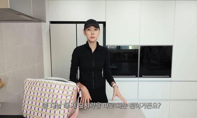 다이어트 도시락 (출처 : 유튜브 <한혜진>)