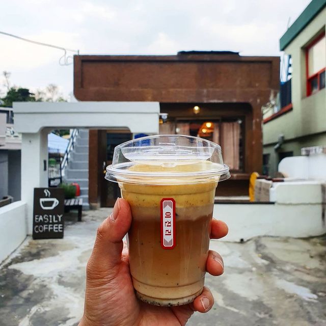 장도바리바리 엄태구, 장도연 카페 @cafe_easily