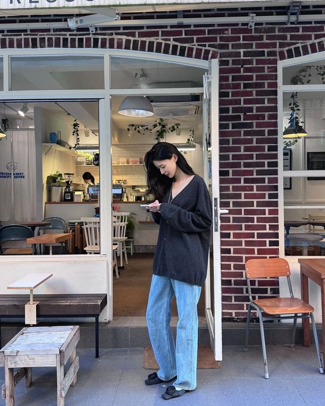 권나라 카디건 | 인스타그램 @hv_nara