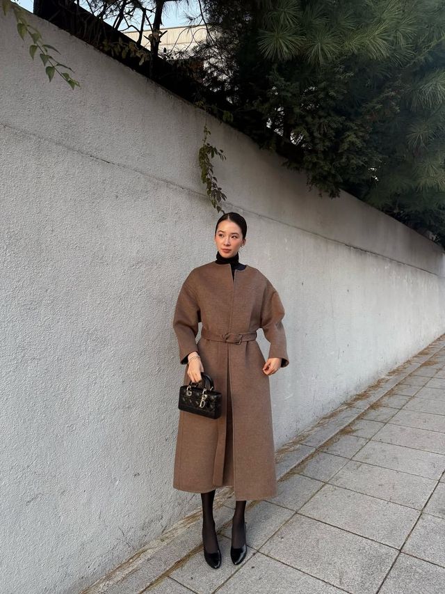 모델 아이린 '맥시 롱코트' | 인스타그램 @ireneisgood