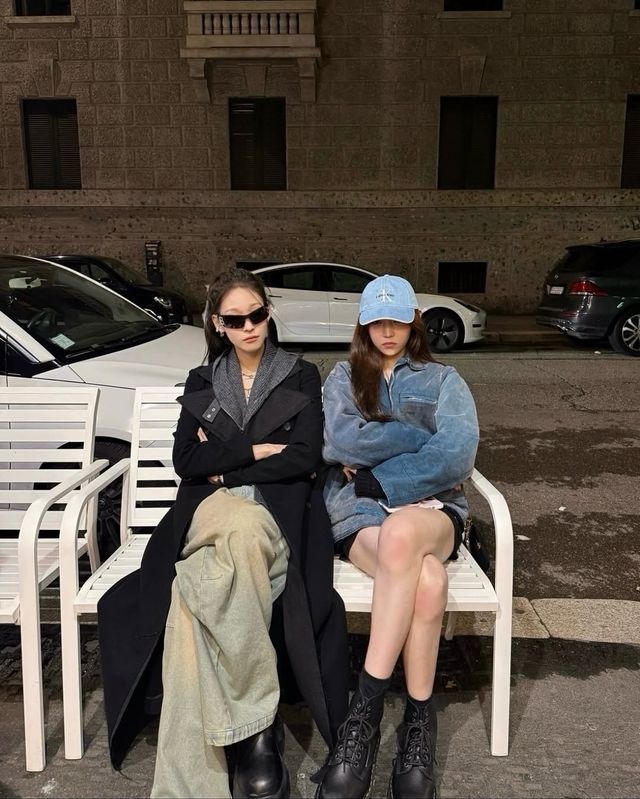 올데이 프로젝트 애니 '맥시 롱코트' | 인스타그램 @anniesymoon