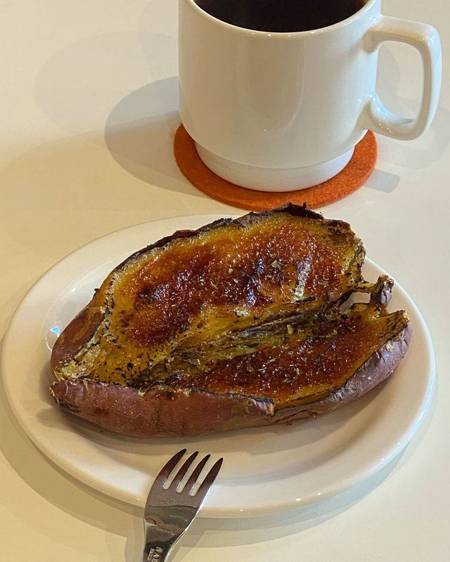 온고잉 고구마 브륄레. 인스타그램 @cafe_ongoing 