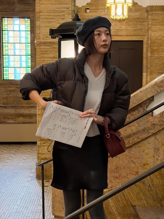 금새록 패딩 패션 | 인스타그램 @goldnewrok 