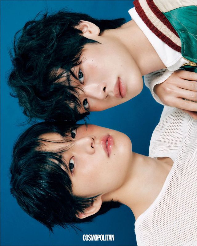 (전민욱)티셔츠 Guess. (마징시앙)재킷 Polo Ralph Lauren. 셔츠 스타일리스트 소장품.