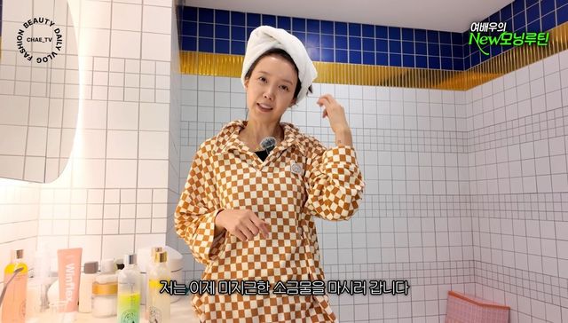 유튜브 채널 ‘채정안TV‘ 영상 캡처