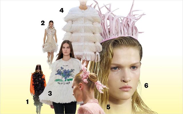 1 PRADA 2 McQueen 3 LOEWE 4 CHANEL 5 ANGELO ESTERA 6 the ATTICO