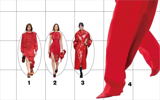 1 LOUIS VUITTON 2 FERRAGAMO 3 JIL SANDER 4 SPORTMAX