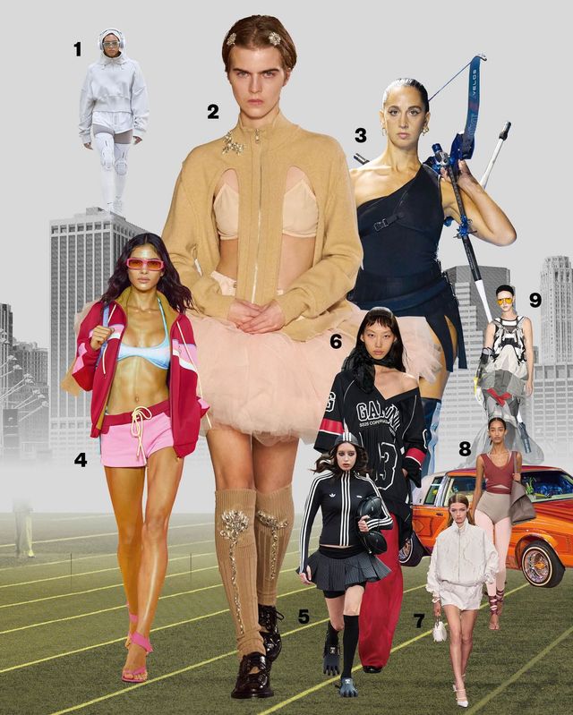 1 JANE WADE 2 SIMONE ROCHA 3 DIOR 4 CASABLANCA 5 AVAVAV 6 GANNI 7 GUCCI 8 FERRAGAMO 9 JUNYA WATANABE