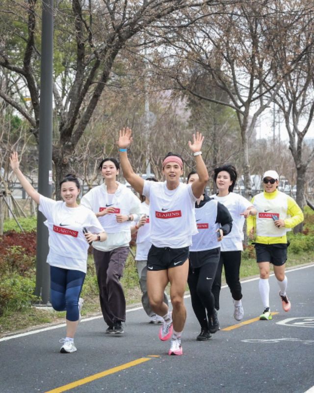러닝과 환경보호를 함께 기획한 클라랑스 가든 II의 ‘런데이’.