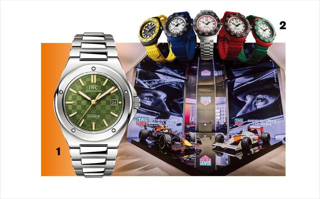 1 IWC SCHAFFHAUSEN 2 TAG HEUER