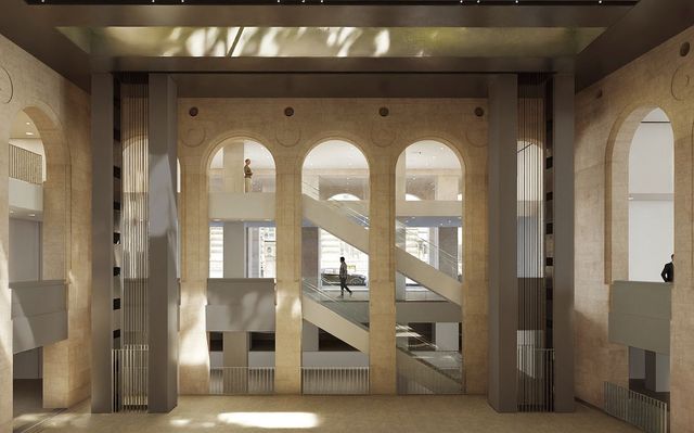 세계적인 건축가 장 누벨이 설계한 미술관 내부 모습. © Jean Nouvel / ADAGP, 파리, 2024