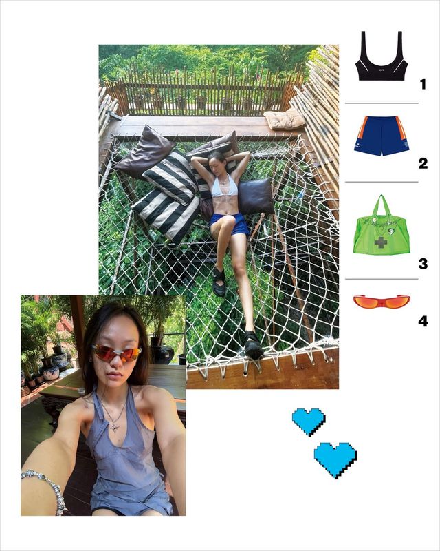 1 21만원 Off-White. 2 23만9천원대 Aimé Leon Dore. 3 13만2천원 Sculptor. 4 78만5천원 Balenciaga. | KIM BYUL @xing.xx.xing 