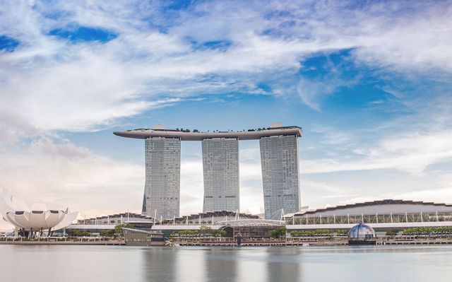 마리나 베이 샌즈 외관. 