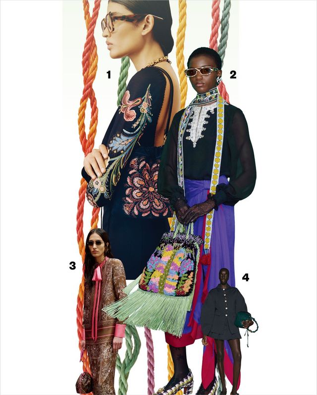 1 GUCCI 2 VALENTINO 3 ETRO 4 GANNI