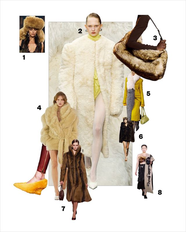 1 DSQUARED2 2 acne studios 3 Elie Saab 4 STELLA McCARTNEY 5 Marni 6 prada 7 FENDI 8 SIMONE ROCHA 