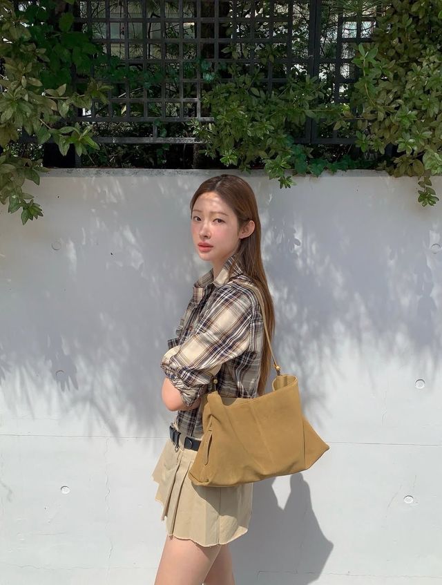 가을에 딱 차정원의 셔츠 스타일링 인스타그램 @ch_amii