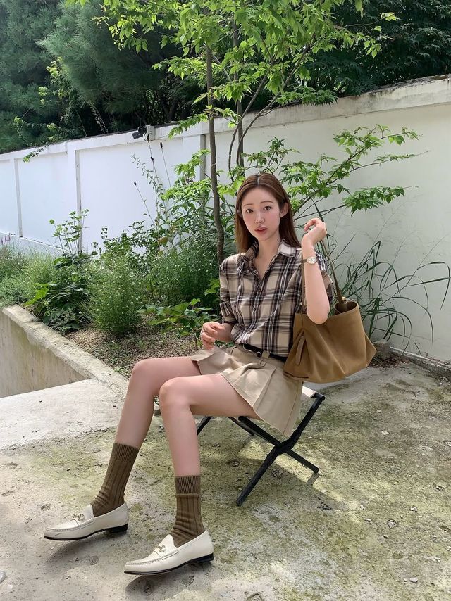 가을에 딱 차정원의 셔츠 스타일링 인스타그램 @ch_amii