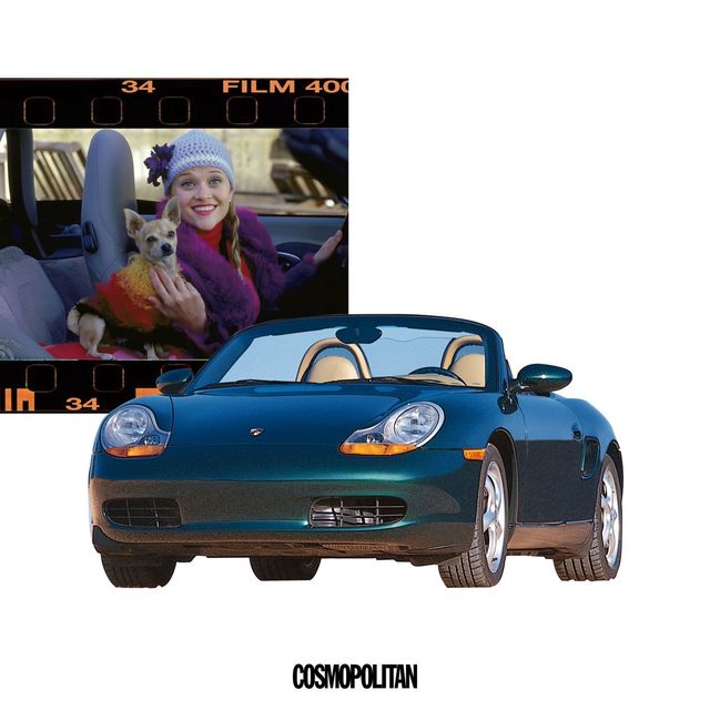 〈금발이 너무해〉 속 ‘엘 우즈’의 자동차, 2001년식 포르쉐 박스터 컨버터블.