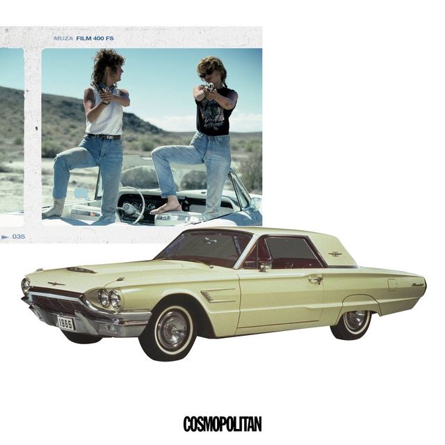 〈델마와 루이스〉 속 ‘루이스’의 자동차, 1966년식 포드 썬더버드 컨버터블.