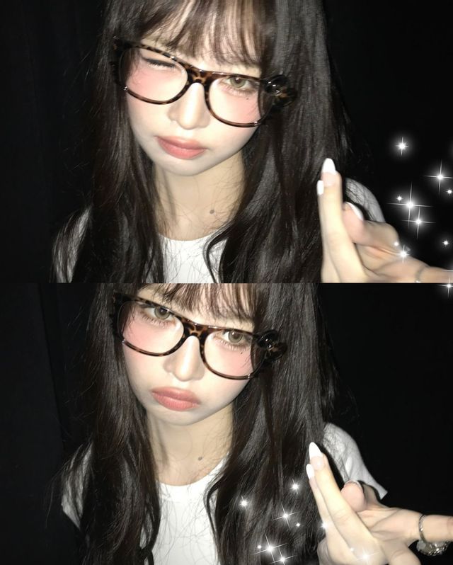 아이브 레이 안경 @reinyourheart 