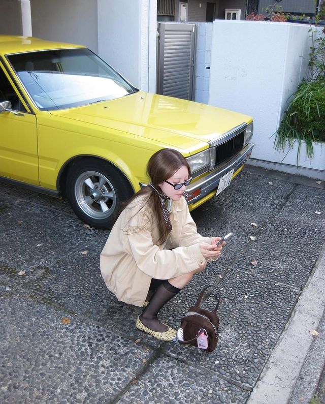 블루종, 봄버 재킷을 입은 오눅 인스타그램 @onnuk_