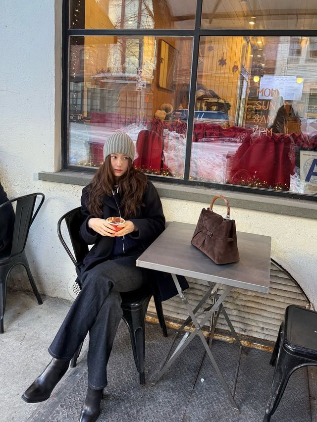 뉴욕패션위크 랄프 로렌 쇼에 참석한 크리스탈. 사진 인스타그램 @vousmevoyez