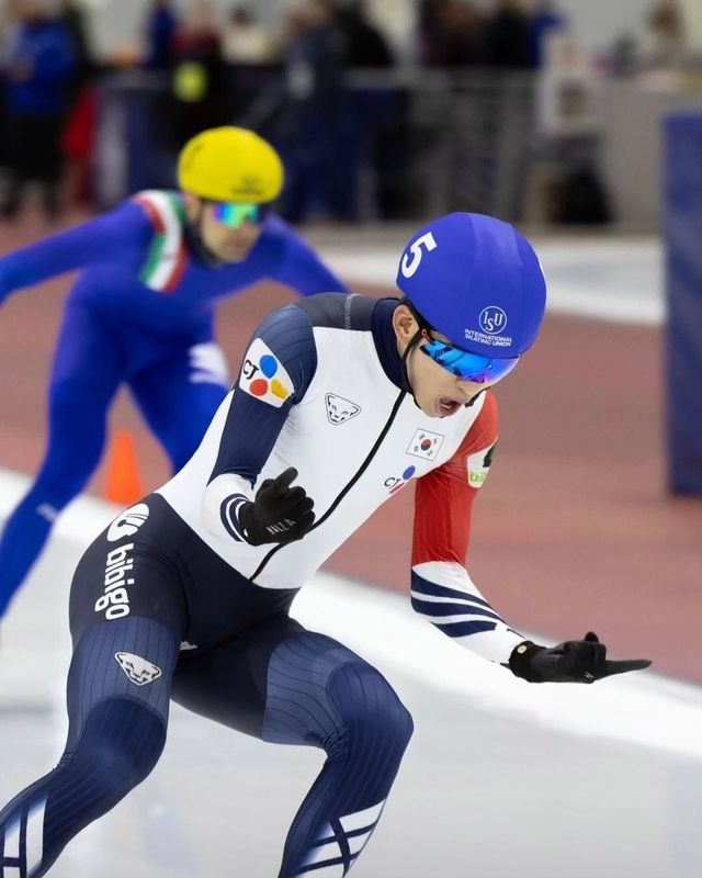 3회 연속 올림픽 메달에 도전하는 정재원 선수와 500m 유망주로 꼽히는 김민선 선수. 인스타그램 @jae_won_21_