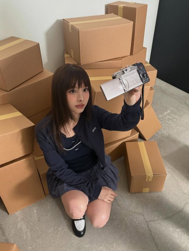 나연 티어드 스커트 | 인스타그램 @nayeonyny