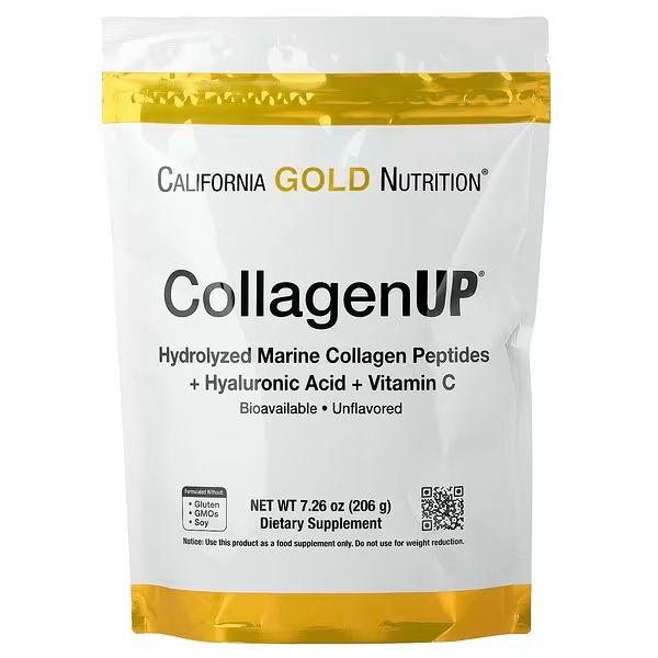 CollagenUP®, 가수분해 해양 콜라겐 펩타이드, 히알루론산 및 비타민C 함유, 무맛, 206g(7.26oz)
