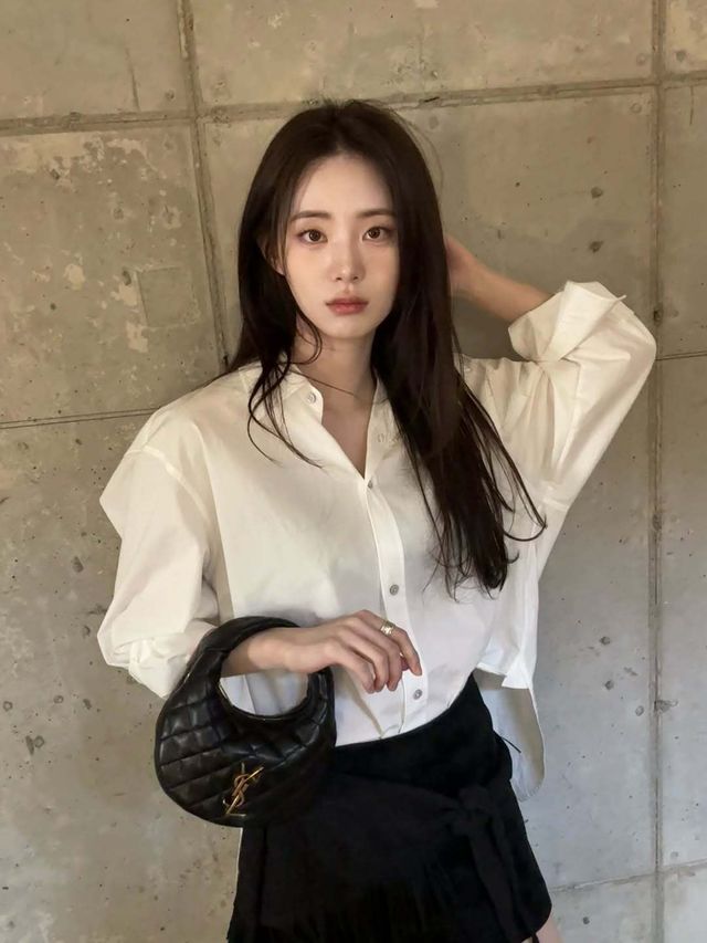 신시아 셔츠 패션 | 인스타그램 @shinsiaa_