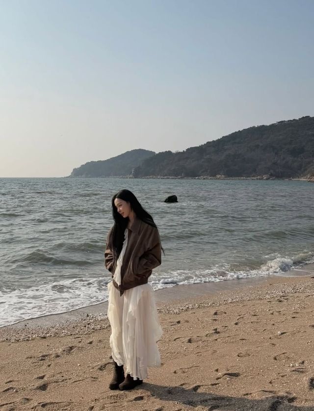 에스파 윈터 블루종 패션 | 인스타그램 @imwinter