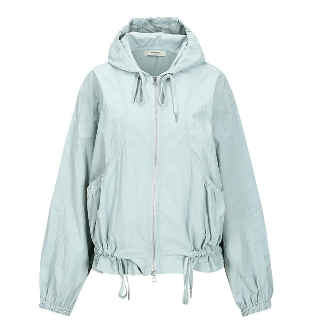 A HOODED WINDBREAKER JACKET