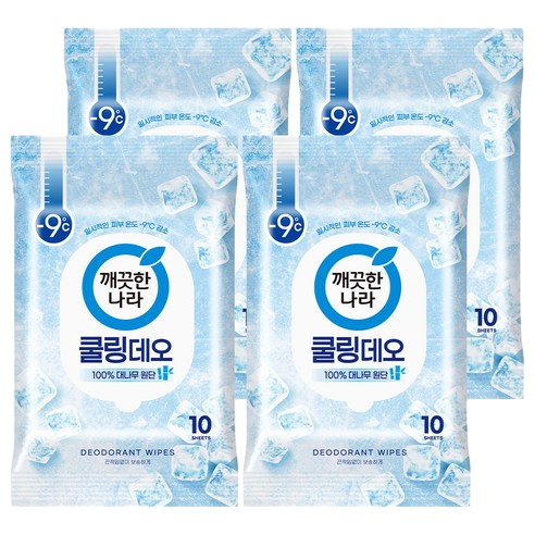 페퍼민트 쿨링 휴대용 데오티슈