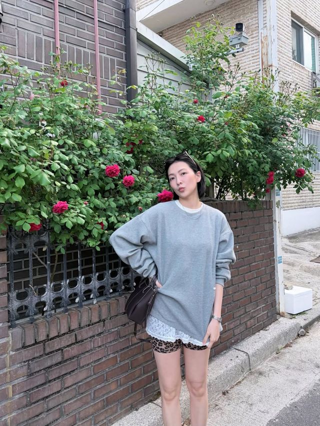 강지영 레오퍼드 패션 | 인스타그램 @kkangjji_
