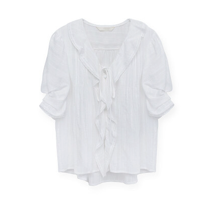 Ruffled Collar Blouse