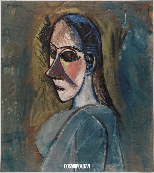 파블로 피카소 〈여인의 흉상〉 1907년 6–7월 캔버스에 유채, 66 x 59 cm Gift of Louise and Michel Leiris, 1984. Centre Pompidou, Paris © 2026 – Succession Pablo Picasso – SACK(Korea) © Centre Pompidou, MNAM-CCI/Philippe Migeat/Dist. GrandPalaisRmn