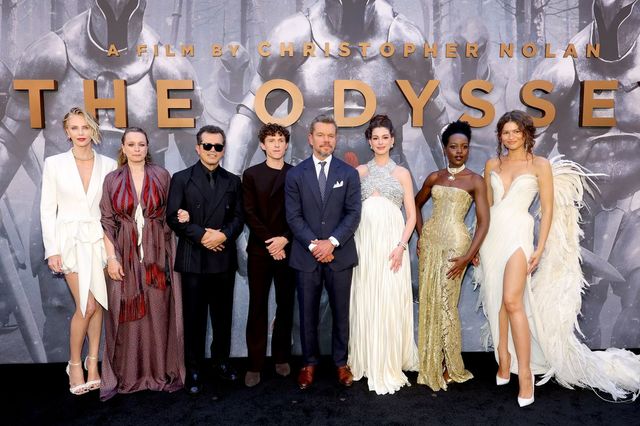 톰 홀랜드, 젠데이아 영화 〈오디세이〉 시사회 | 인스타그램 @theodysseymovie