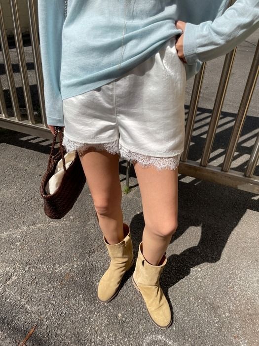 SHIMMER LACE PANTS