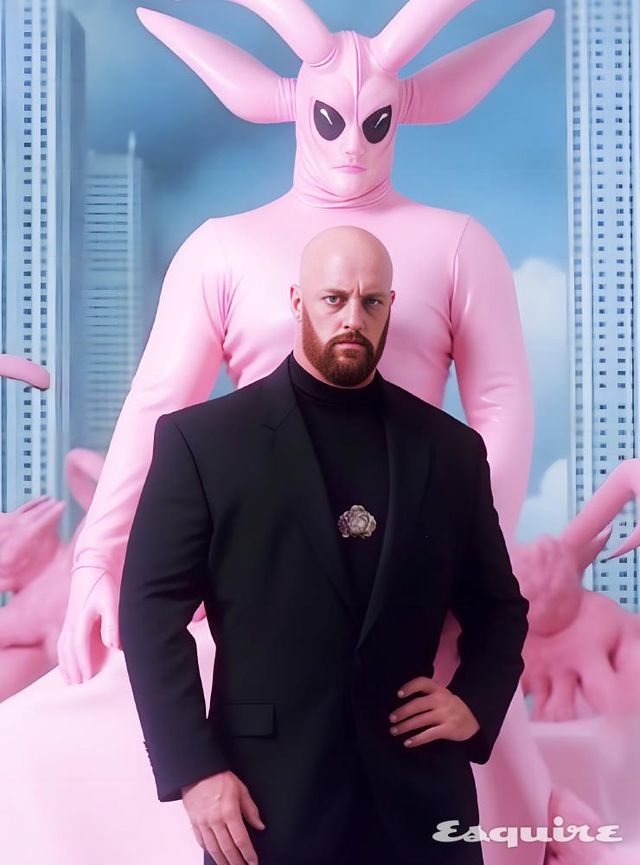 BIGSHOW / SAINTLAURENT / SLEEK / BLACKJACKET / BROOCH