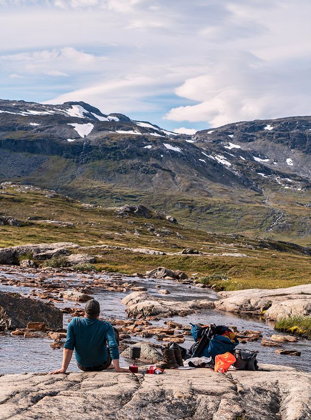 작년 여름 스웨덴 쿵스레덴 트레킹 풍경. 